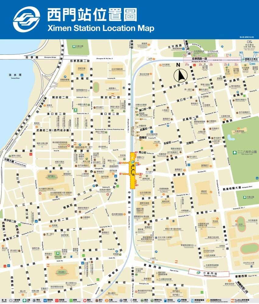 χάρτης της ximen 