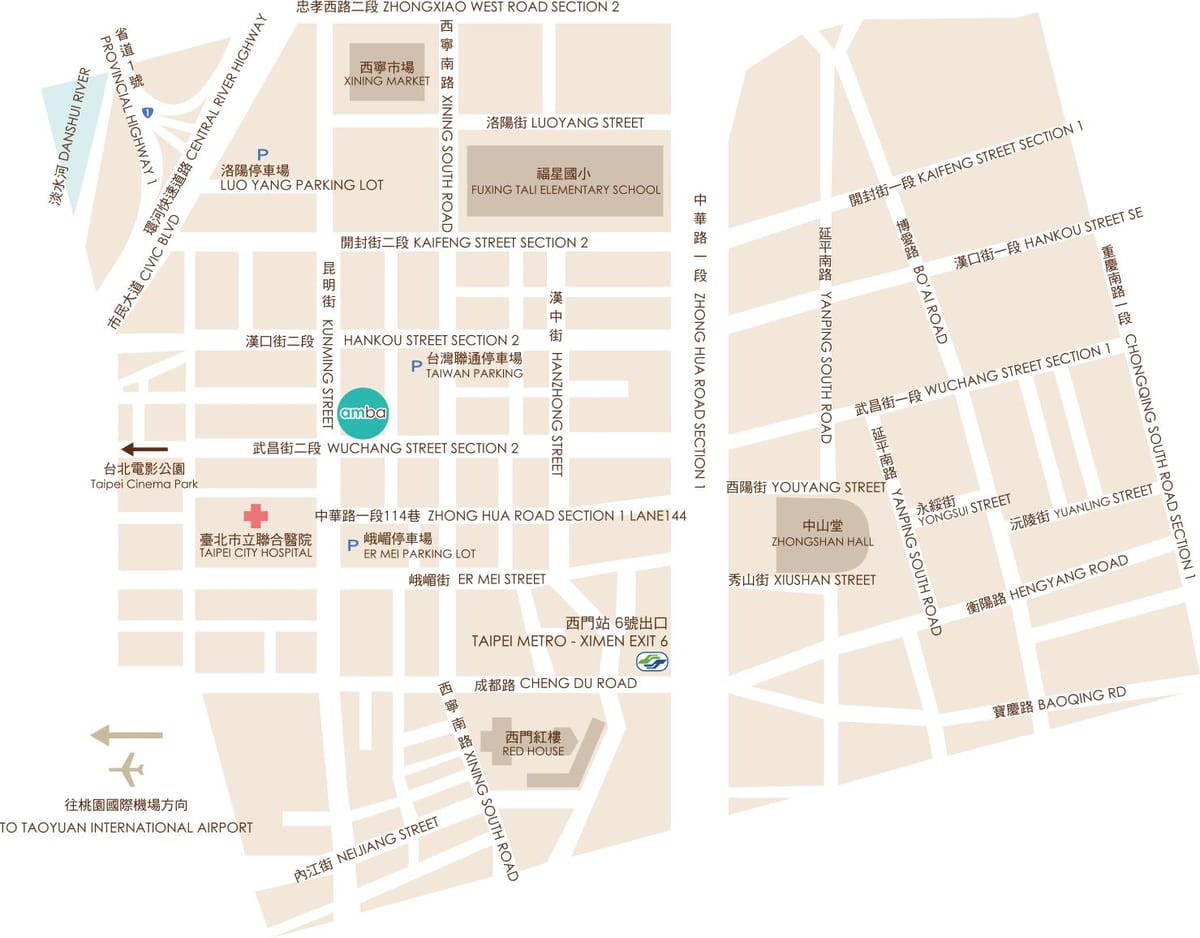 ximending, Taipei χάρτης