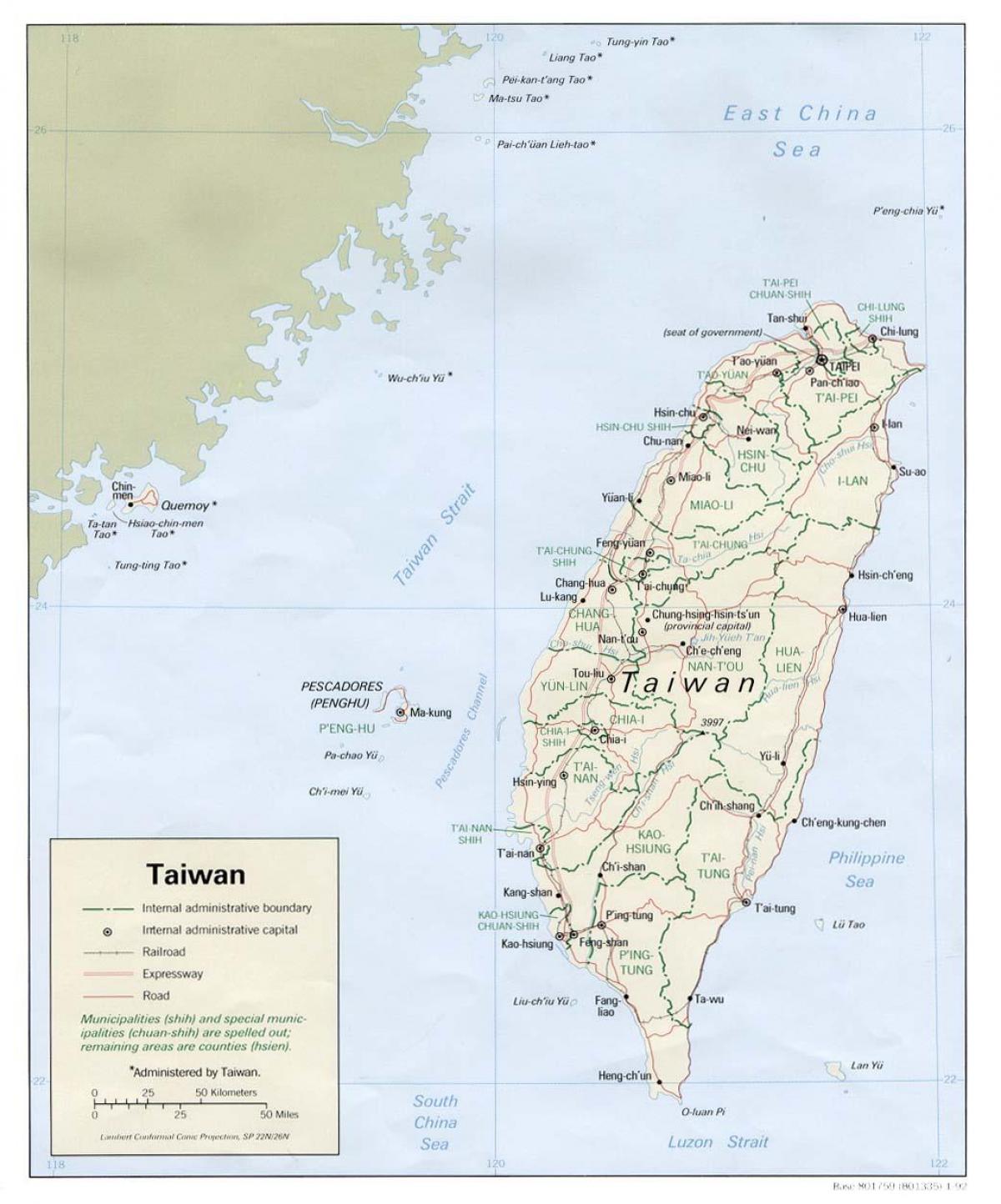 χάρτης της xinbei ταϊβάν