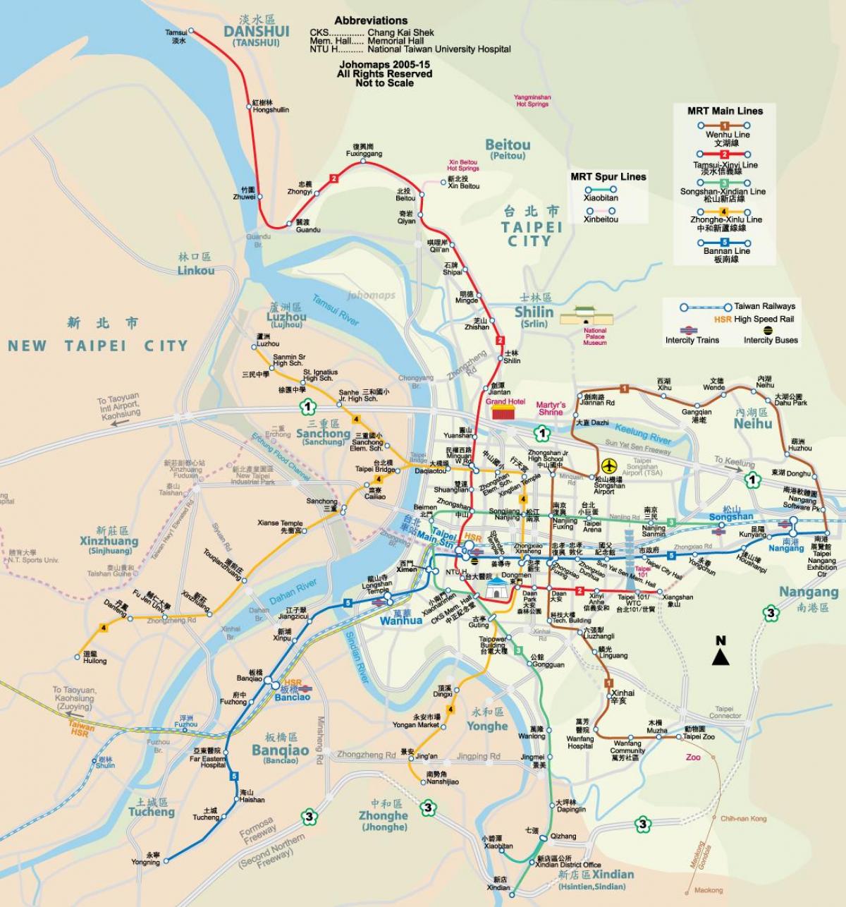 Taipei city χάρτης