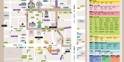 Ximending shopping district χάρτης