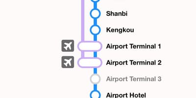 Taipei mrt χάρτης αεροδρόμιο taoyuan