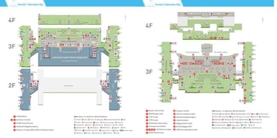Ταϊπέι τερματικό σταθμό του αεροδρομίου χάρτης