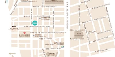 Ximending, Taipei χάρτης