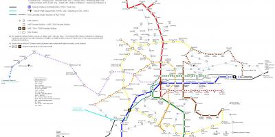 Ταϊπέι σιδηροδρομικό χάρτη